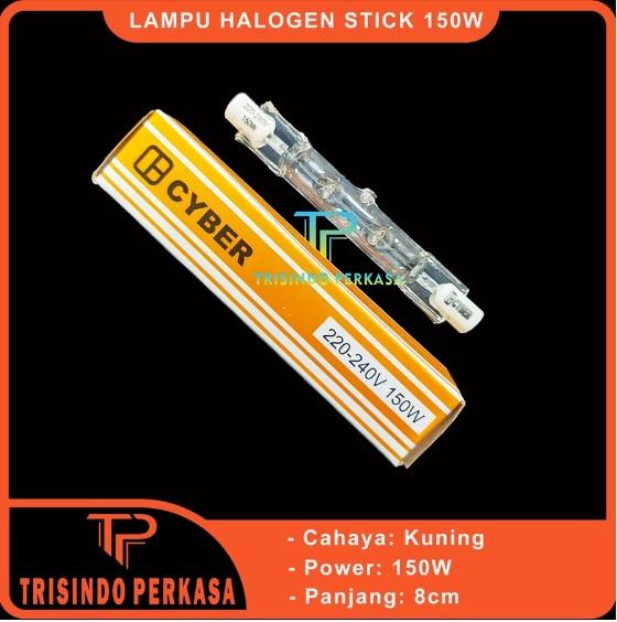 AM ~ Lampu Halogen Stick Stik 150 Watt 220 volt Refill