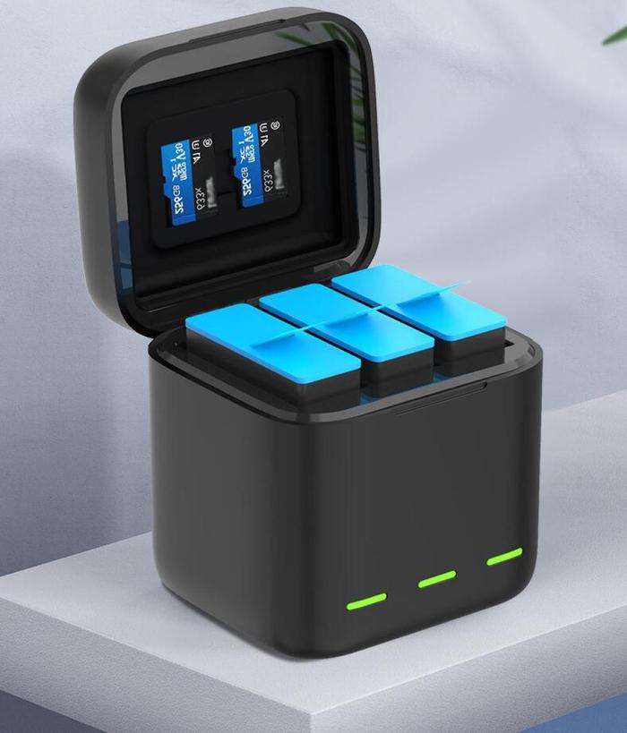 Casing Pengisi Daya Baterai Tipe C untuk GoPro Hero 9 10 Baterai 800