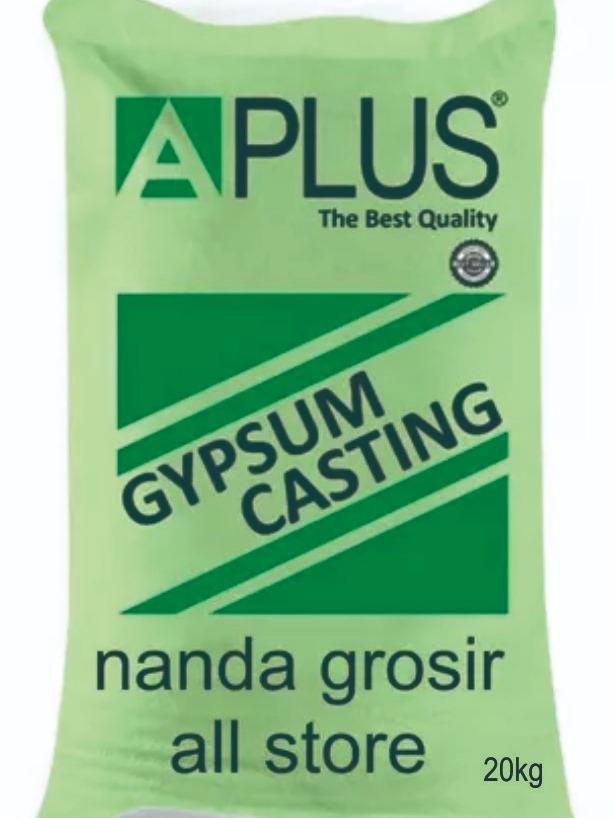 Gypsum Casting A Plus 18 kg Putih Premium
