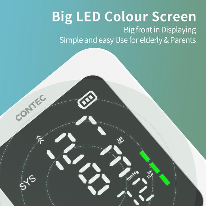 CONTEC Portable Automatic Digital Blood Pressure Monitor BP Monitor