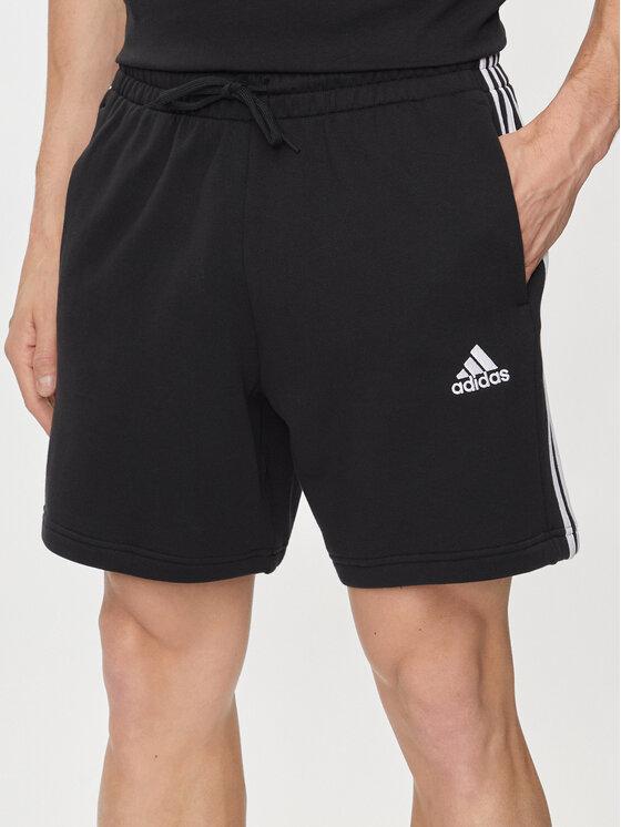 CELANA PENDEK COWO CASUAL Essentials French Terry 3-Stripes Shorts IC9435
