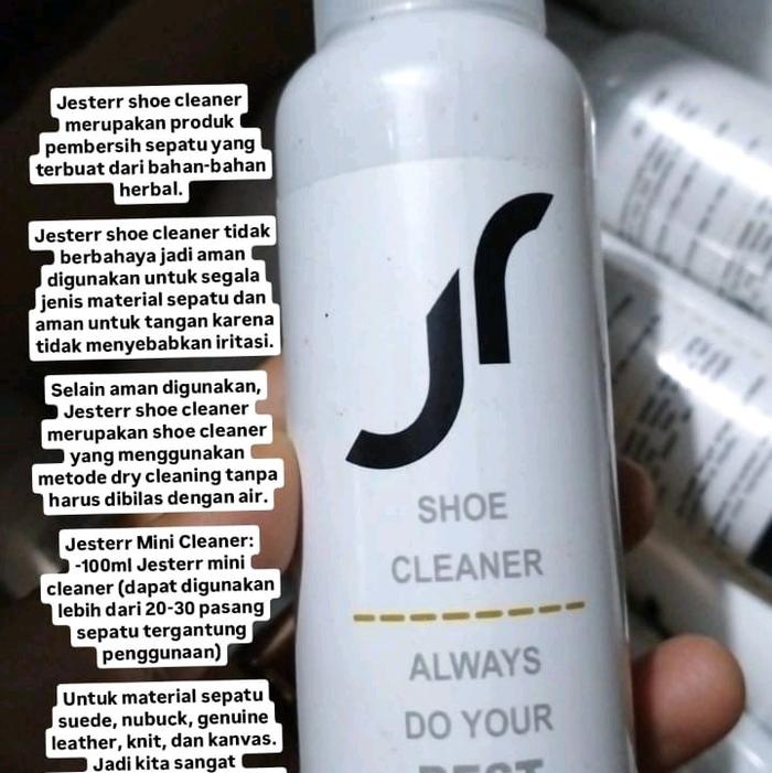 JESTERR  SHOE CLEANER merupakan pruduk pembersih sepatu