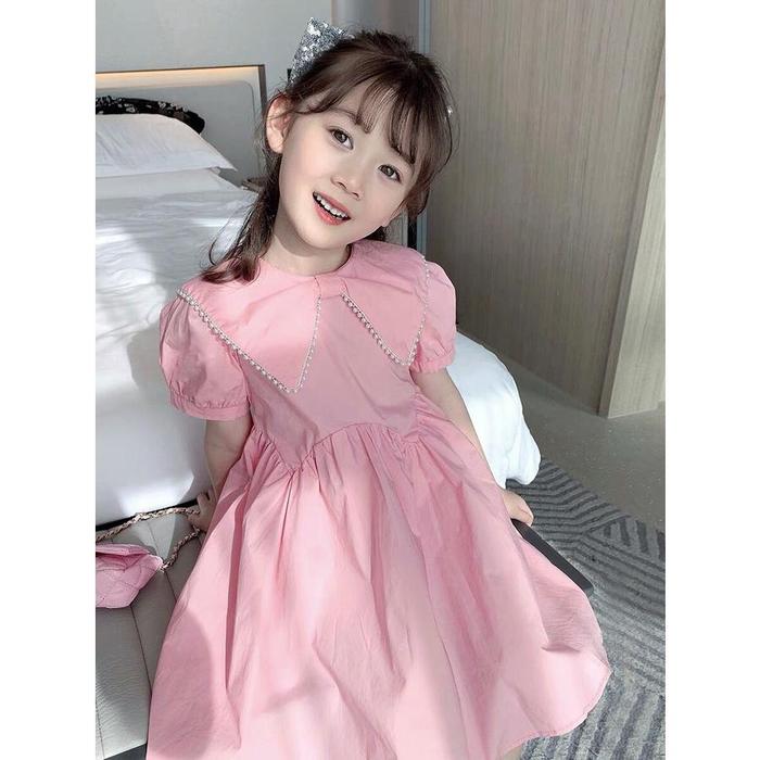 Ashley Pearl Dress | Dress Anak Perempuan | Baju Jalan Anak - 160 | M Dewasa