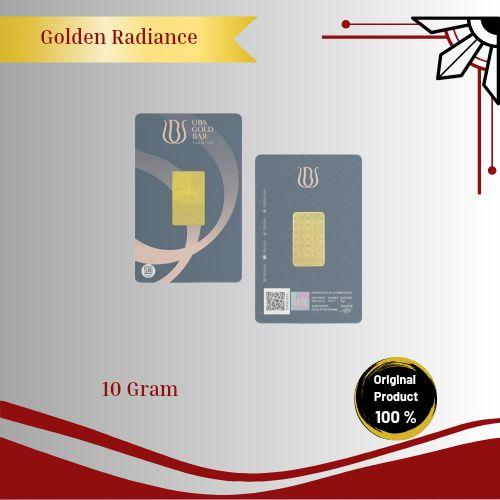 Emas UBS 10.0 Gram Logam Mulia,Garansi Uang Kembali Include Sertifikat