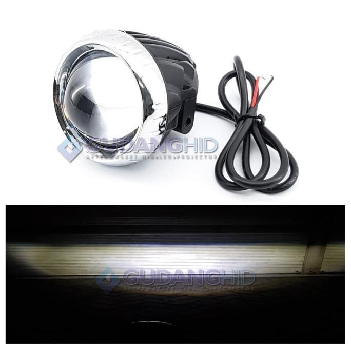 LAMPU TEMBAK SOROT PROJIE CUT OFF LED CREE PROJECTOR FOGLAMP MT24