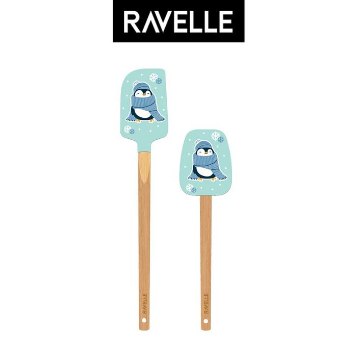 RAVELLE Penguin Sutil Set 2Pcs Peralatan Masak Sutil Spatula