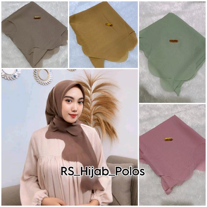 [VARIAN 1] RS Hijab Segiempat Laser Cut Premium Gelombang Besar