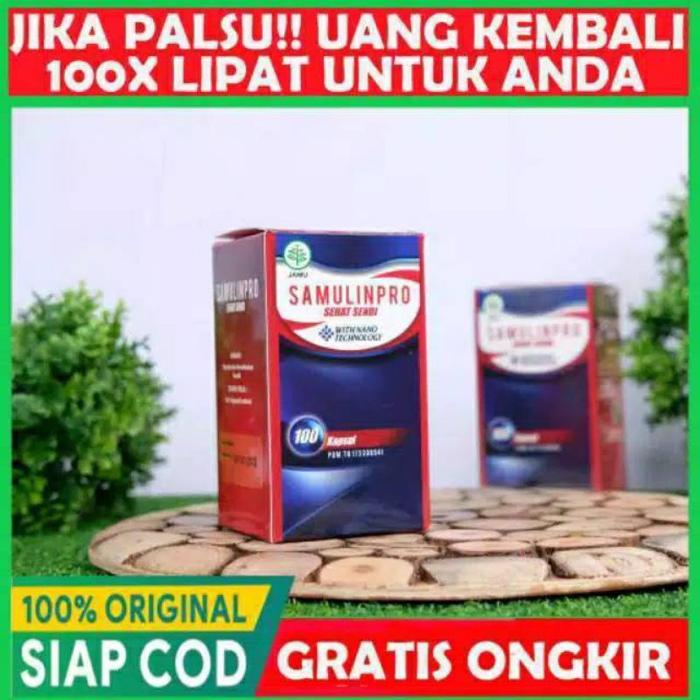 SAMULINPRO SEHAT SENDI KAPSUL 100% ORIGINAL SAMULIN PRO HERBAL ASLI ATASI ASAM URAT NYERI SENDI AMPU