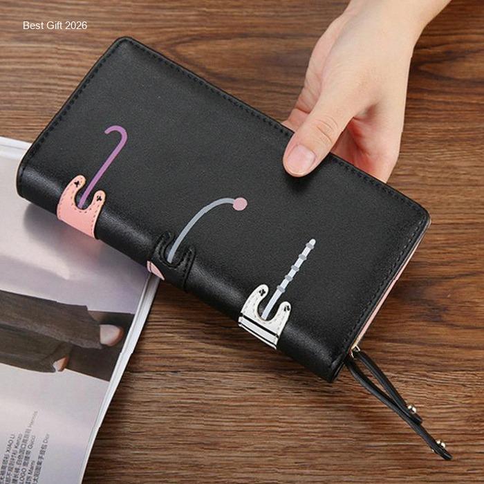 COD BAYAR DITEMPAT 02DW Dompet Wanita Panjang Kartu Dan Uang Dompet HP Anti Air Waterproof ORIGINAL 