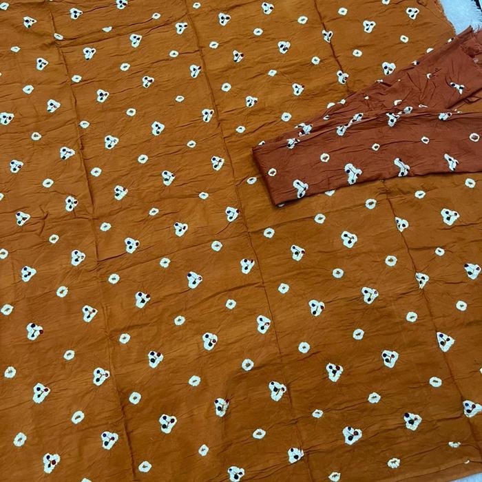 Kamen Rayon Jumputan set slendang (cocok untuk acara adat)