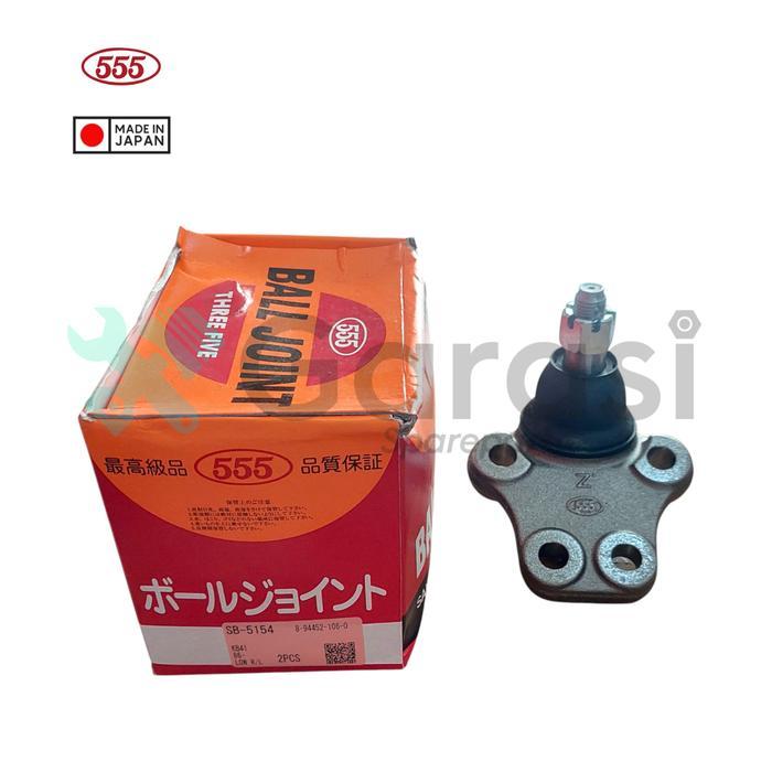 Ball Joint Bawah KBD25 Trooper 1983-1987 3 Pintu Isuzu Luv Chevrolet 555 JAPAN Join Lower Arm ORI