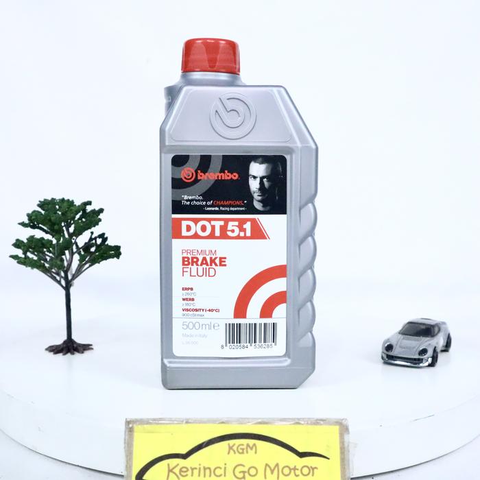 Brembo Minyak Rem Dot 5.1 Bening 500ml Cairan Rem Brake Fluid Original