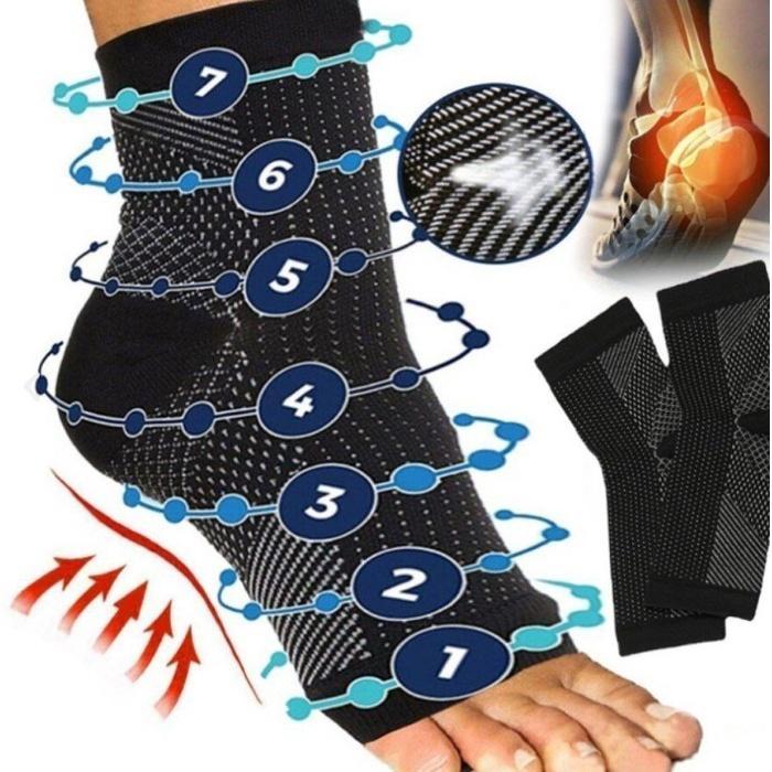 Kaus Kaki Pijat Jepang EMS Pijat 6D Mengurangi Pembengkakan dan Kram