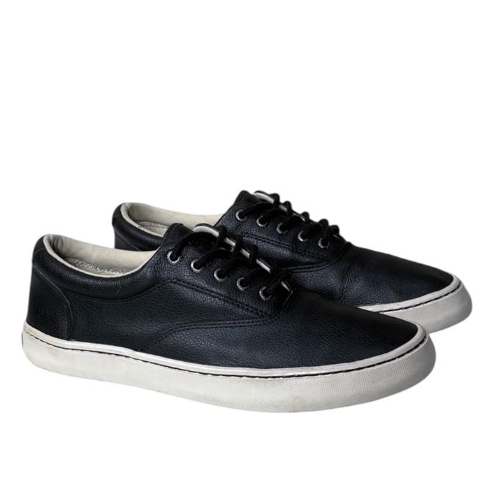 Sperry Cutter CVO Leather Men Casual Shoes Black/White