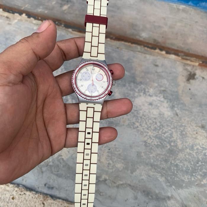 jam swatch irony chronograph YCS1012