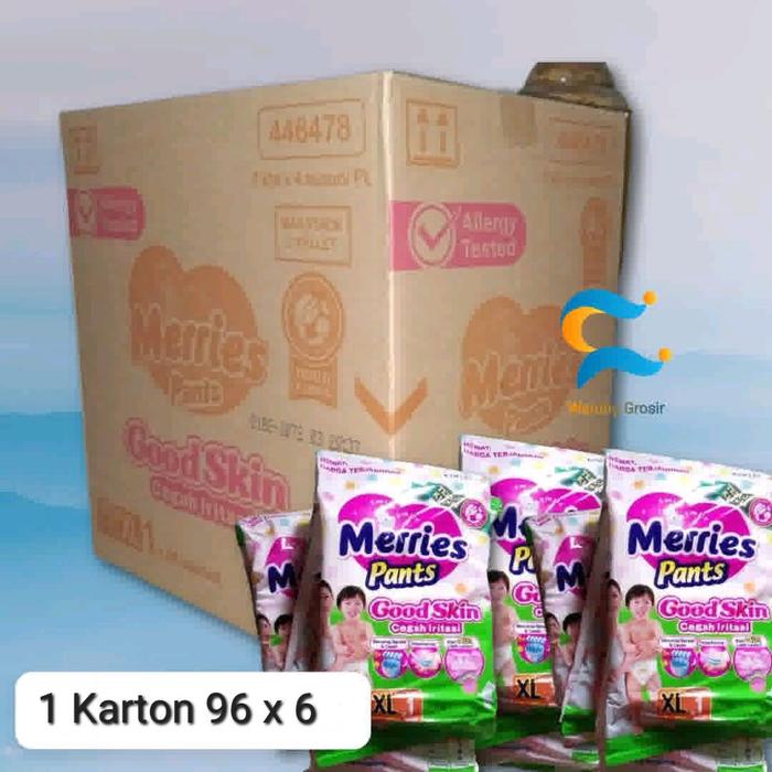 Popok Bayi Merries pants karton renceng S M L XL Harga Grosir