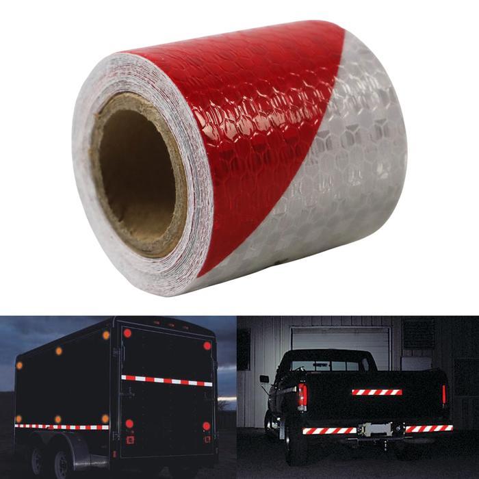 Reflective Sticker Marker Mobil Truk Arrow Pattern 5cm 3 Meter - 68