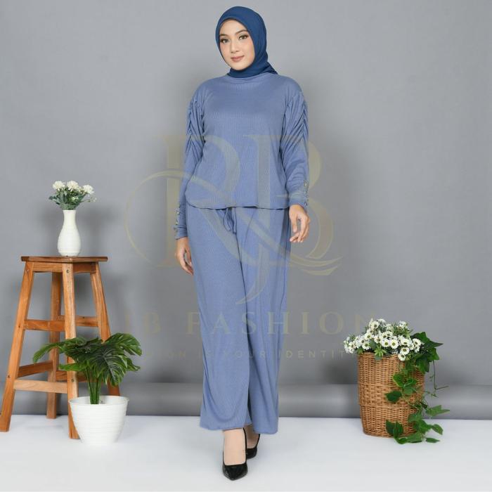 Rjb | One Set Inara Knit Setelan Celana Wanita Knit