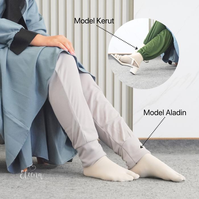 Celana Muslimah Celamis / Innerpants Gamis Eleena Model Aladin & kerut Wanita