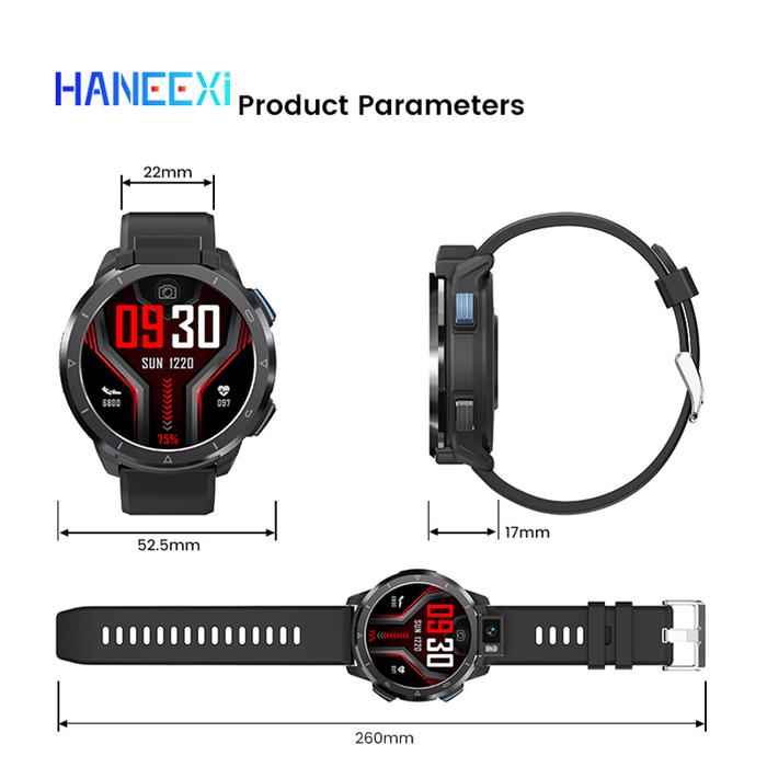 TERLARIS NEW man 4g wifi gps Smart Watch 13MP Rotatable Camera with