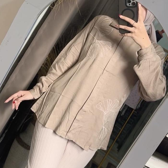 Aryani Blouse - Atasan Wanita Lengan Panjang