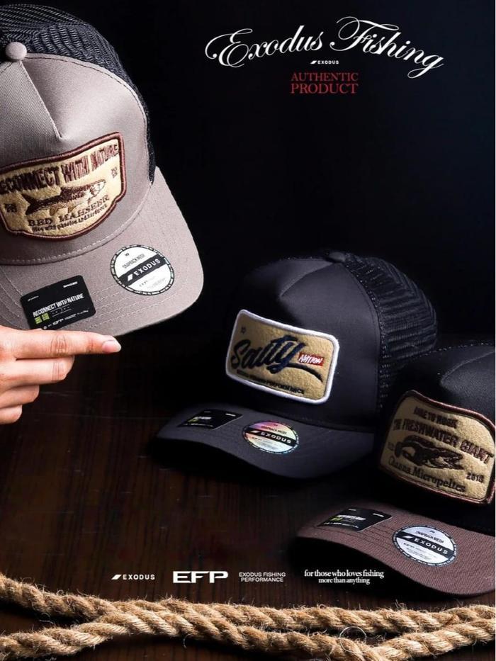 Topi Exodus Snapback 2025 Exodus Authentic, The Story Begins, The Ocean's Apex, Stream Addict, Ocean