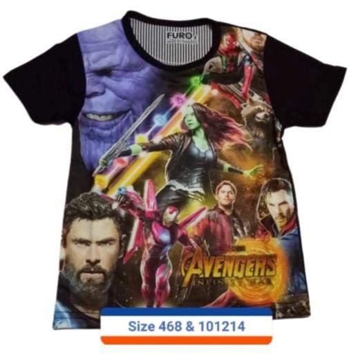 kaos anak avengers Thanos FURO printing thailand infinity wars