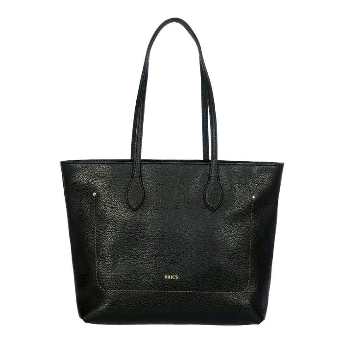 Brics Gondola Violetta Leather Tote Bag Wanita