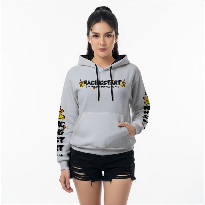 NEW JAKET HOODIE RACING START JH0051
