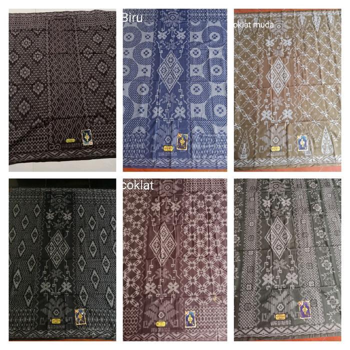 grosir sarung wadimor motif bali ukuran dewasa - gold