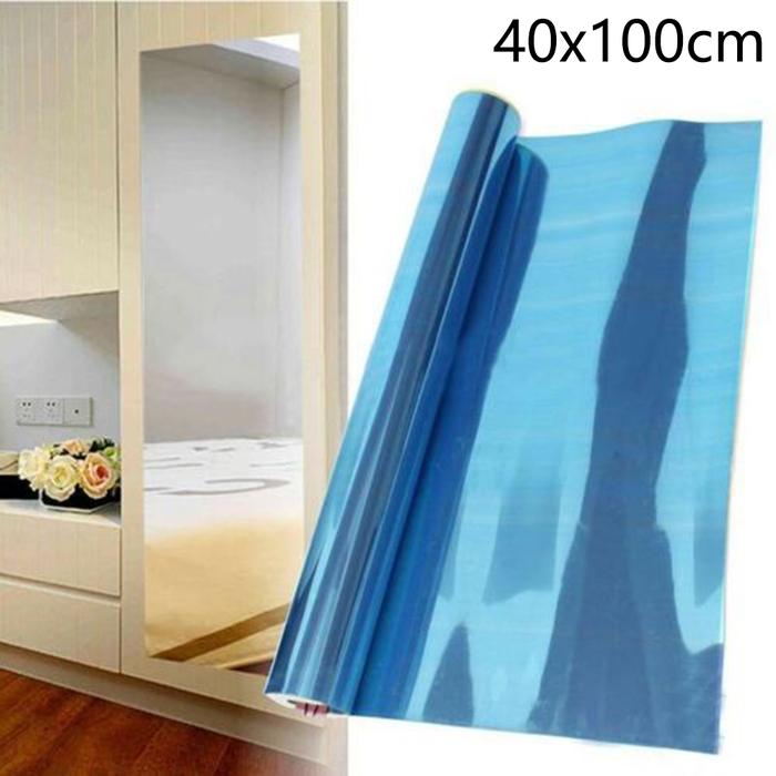 Mirror Wall Sticker Sheets Flexible Non Glass Self Stick Mirror Tiles
