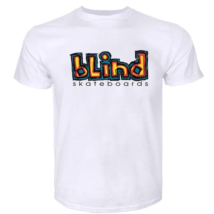 Blind, desain baju skateboard. Kemeja berkeringat T-Shirt klasik t kemeja berat t mens pakaian mens 