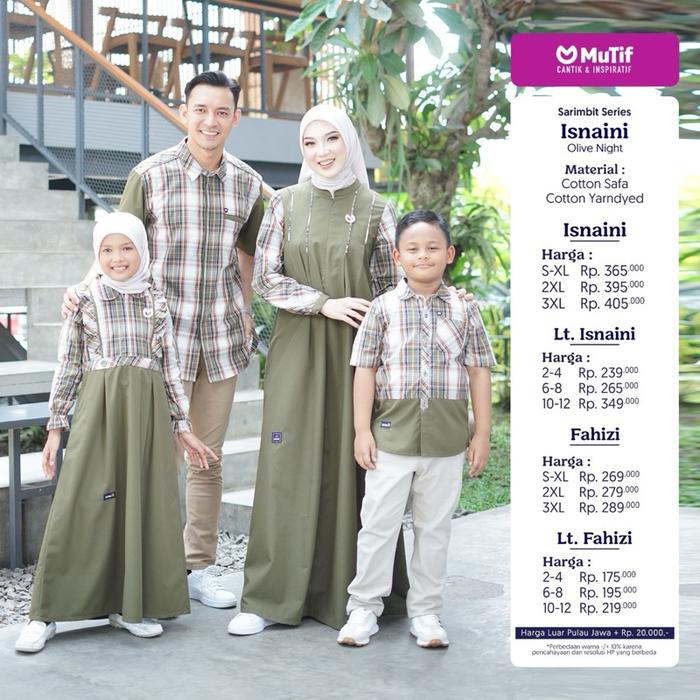 Sarimbit Mutif 2025, Sarimbit mutif Isnaini Fahizi, Sarimbit mutif terbaru