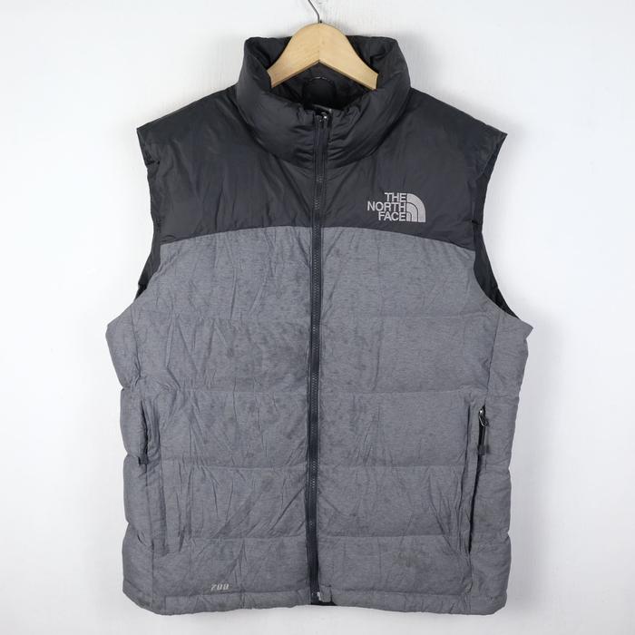 JAKET TNF OUTDOOR GOOSE DOWN PUFFER BULU ANGSA WINTER VEST JK256 SIZE L