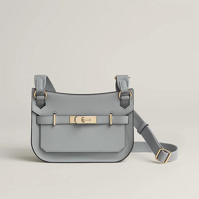 Tas Premium Wanita,HERMES,Jypsiere Mini Shoulder Bag,gray