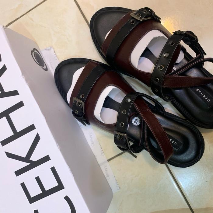 Cekhas sandal - gyox wood sz 39 - New bukan preloved