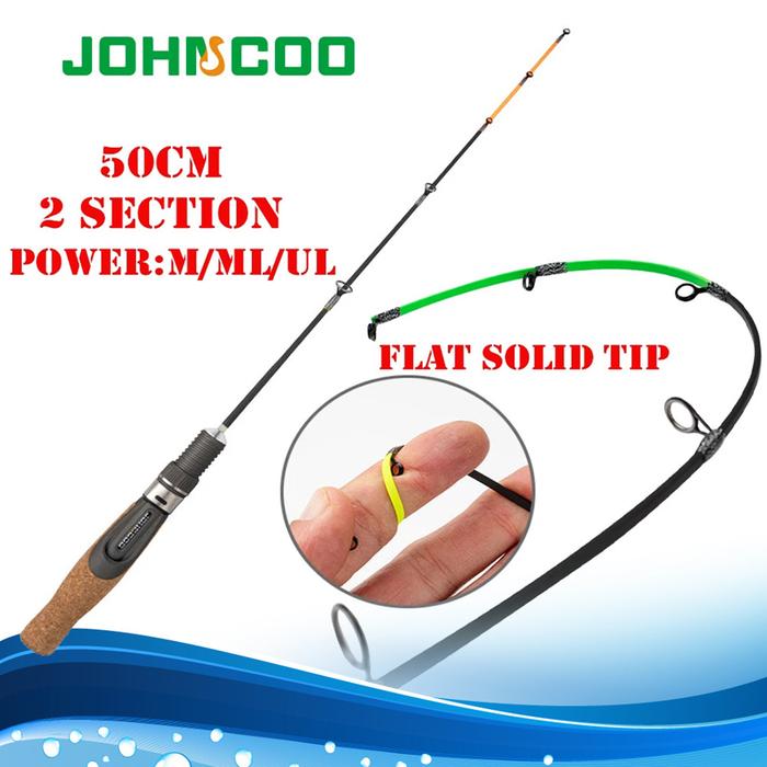 Portable Ice Spinning Rods 1 Tip Winter Fishing Pole for Walleye