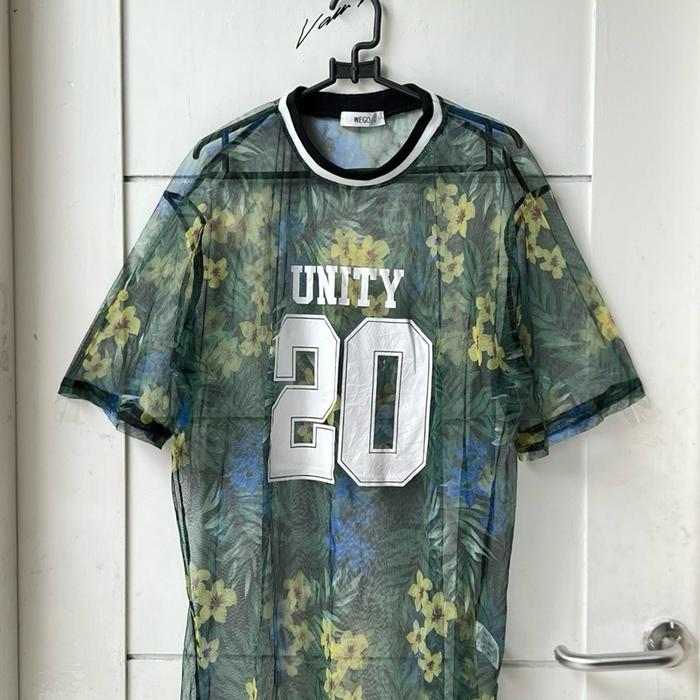 SALE!! WEGO Green Mesh T-shirt