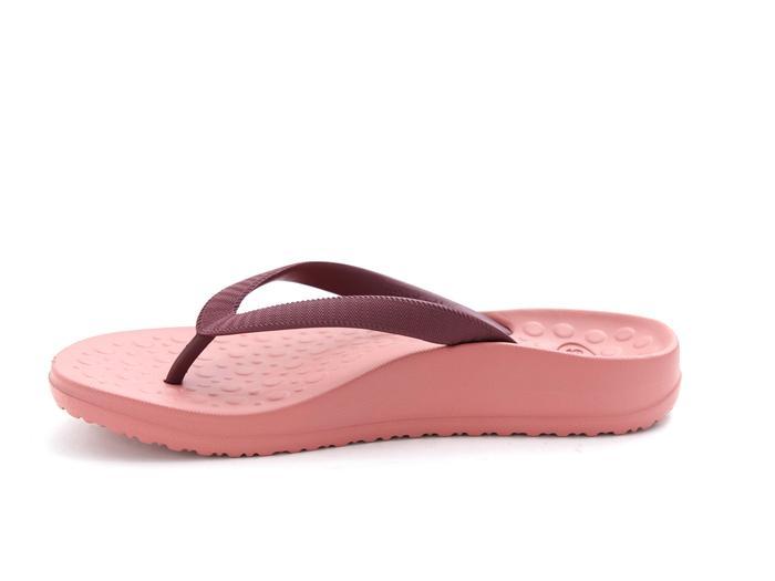 Scholl Biom Spectrum Wine/Salmon 829 Sandal Wanita