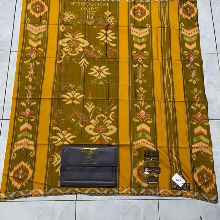Sarung Donggala full sutra original pabrik motif songket