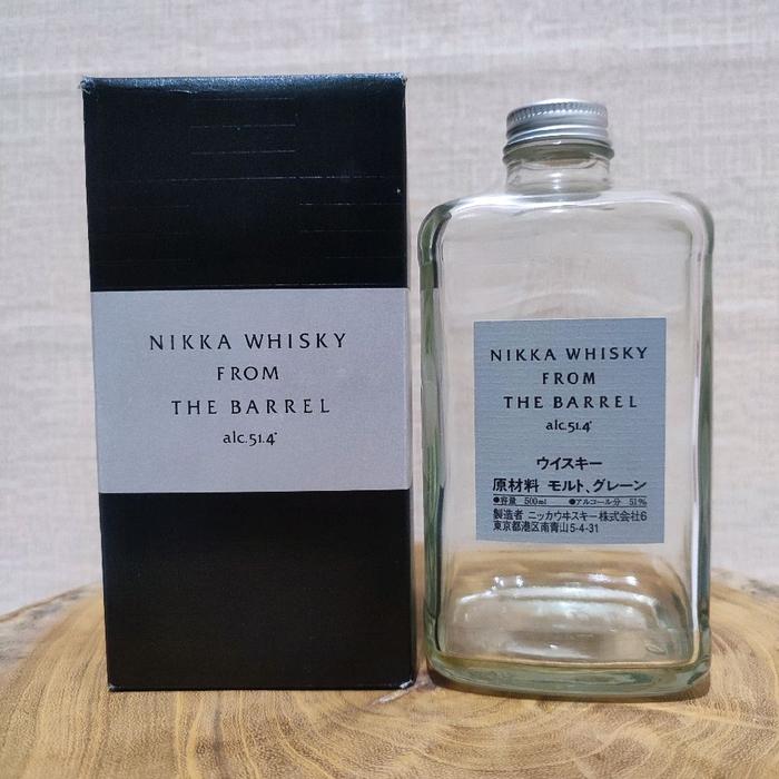 Botol kosong bekas_NIKKA WHISKY 500ml + dus