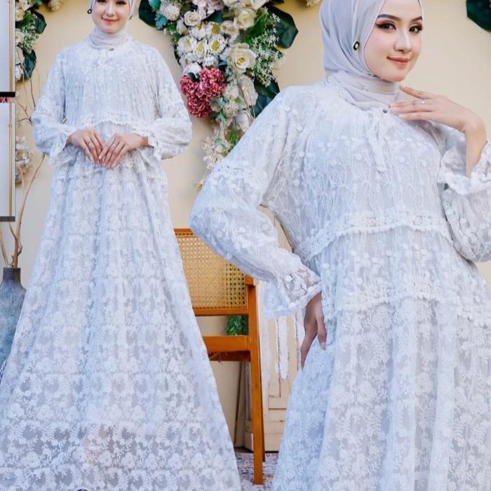 Gamis - Tunik Brokat Impor BKK
