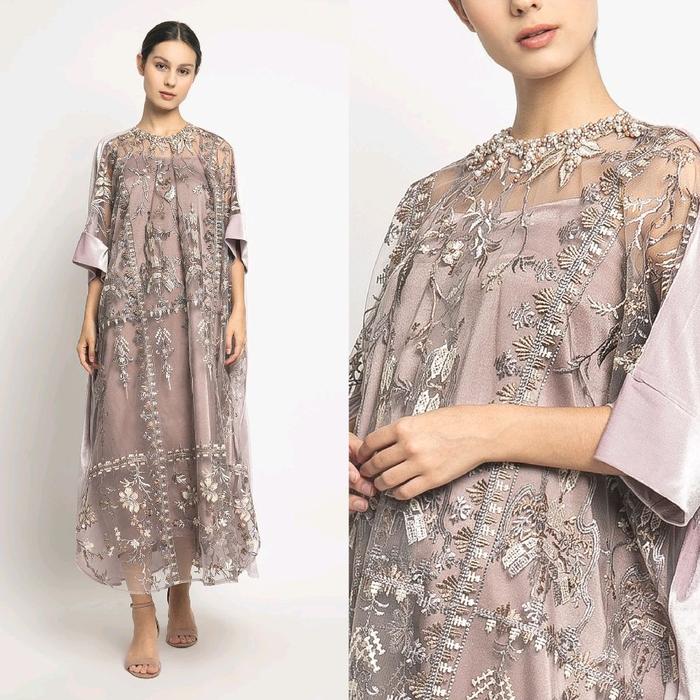 Dress Lilac | Dress Pesta | Dress Premium | Long Dress | Dress Brukat | Dress Brokat | Dress Organza