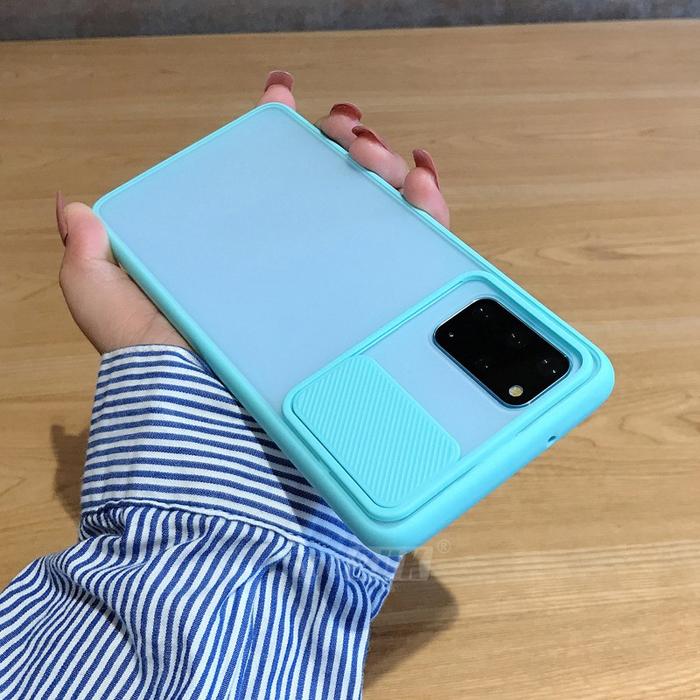 CASE OPPO RENO4 F17 PRO CASING HARDCASE PELINDUNG KAMERA SLIDE DOVE