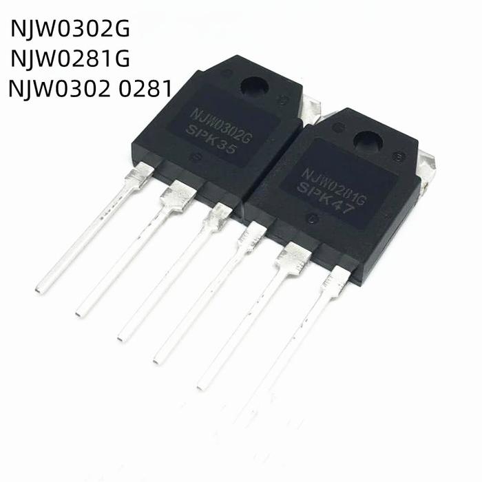 10PCS - 10Pairs 100% Real Original New NJW0281G NJW0302G 15A 250V
