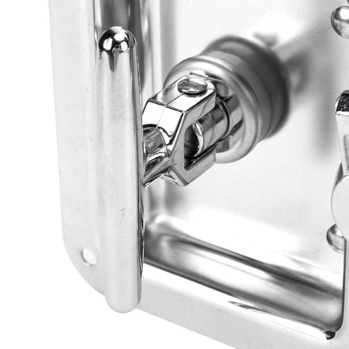 Polished Stainless Steel Toolbox Lock T Handle  Foldable