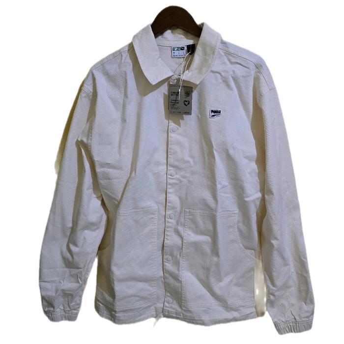 Jaket Tracktop PU-MA Downtown Jacket Ivory Original 100% BNWT