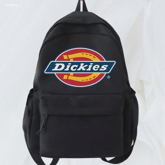 Tas Ransel Backpack Hitam Dickies Distro Kanvas Cordura D300 100% Premium / Tas Punggung Sekolah Ker