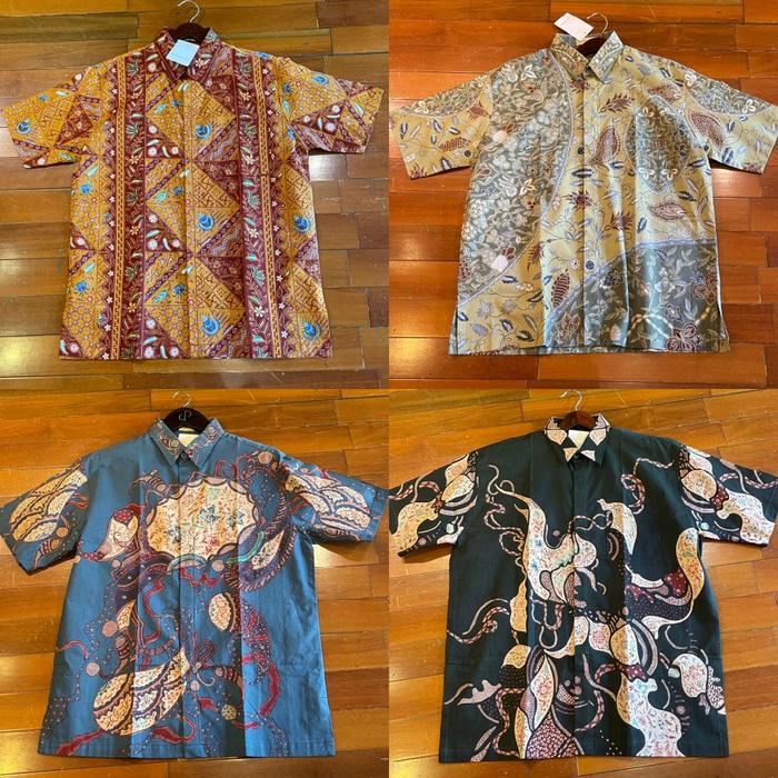 Hem Batik Katun Pria by Dian Pelangi ORIGINAL Baju Atasan Kemeja Outfit Kerja Kantor Pesta Pernikaha