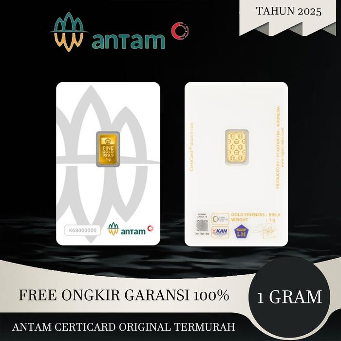 ANTAM LOGAM MULIA 0.5 GRAM LM ANTAM EMAS ANTAM 1 GRAM